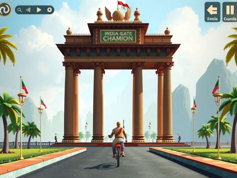 India Gate Champion in-game action India Gate Champion gameplay screenshot